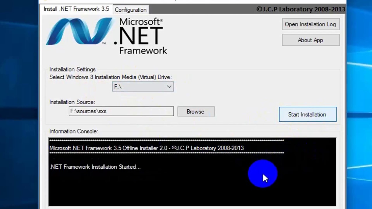 download net framework 2.0 windows 10 offline